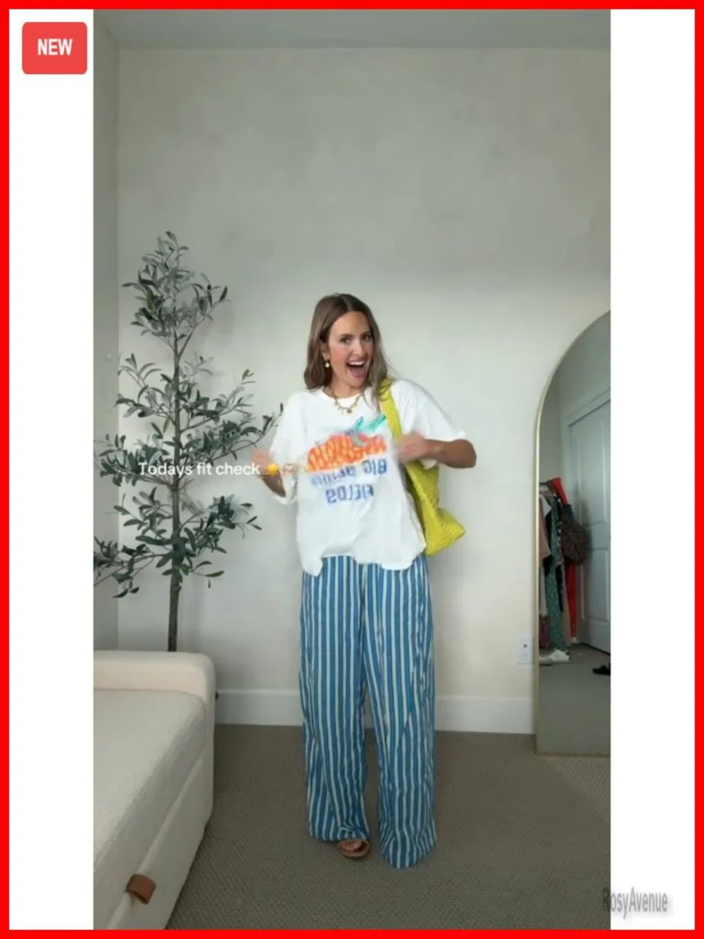 Women Drawstring Striped Wide Leg Lounge Pants with Pockets